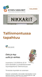 Mobile Screenshot of kyminnikkarit.fi